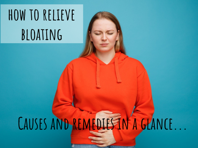 how to relieve bloating