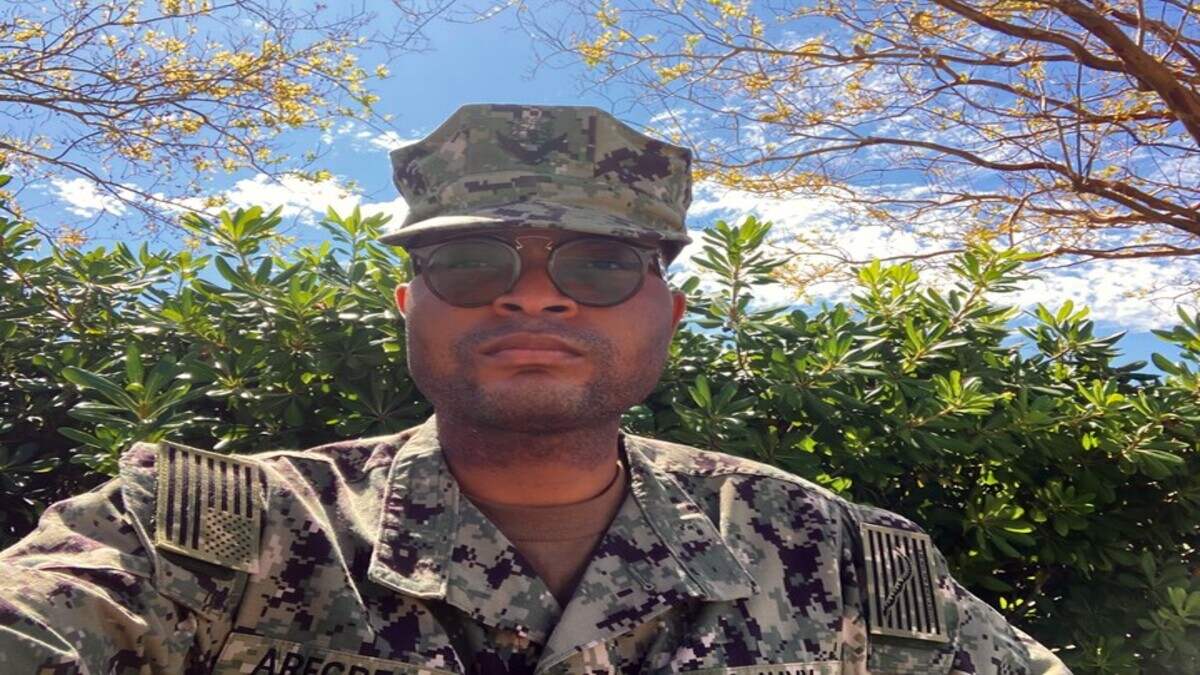 U.S. Navy Sailor Michael Aregbesola