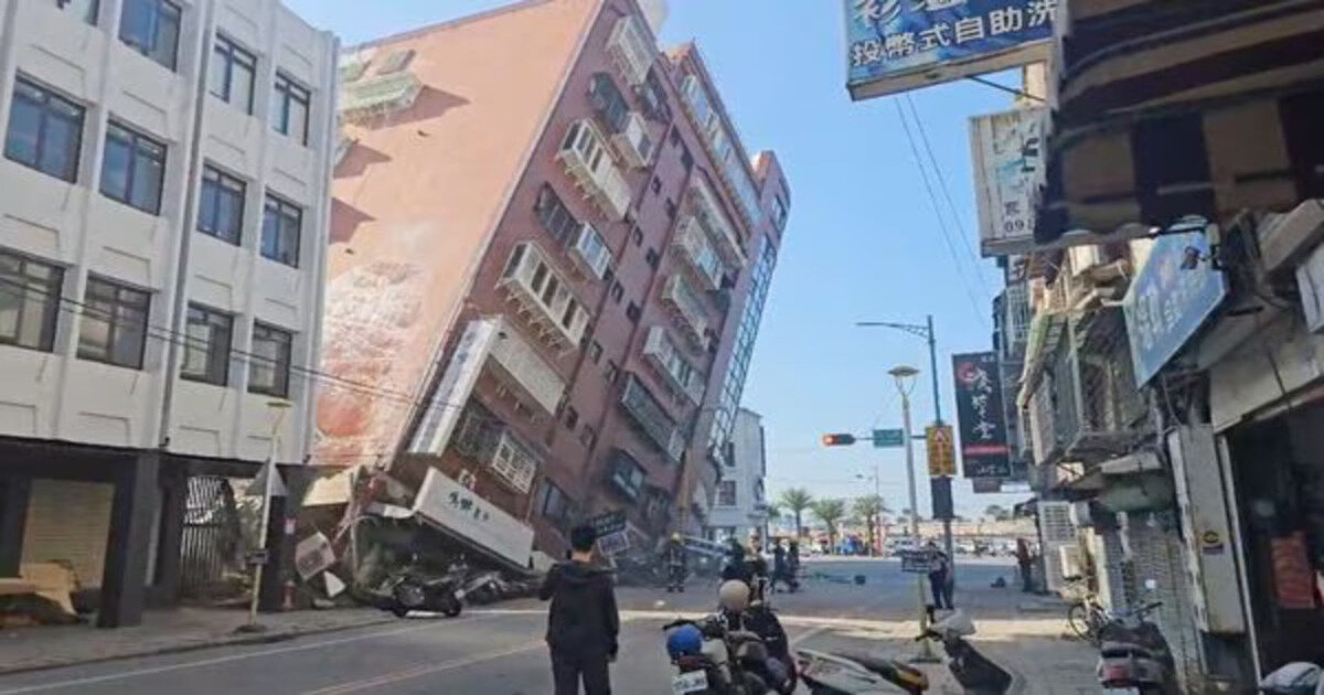 taiwan earthquake today news