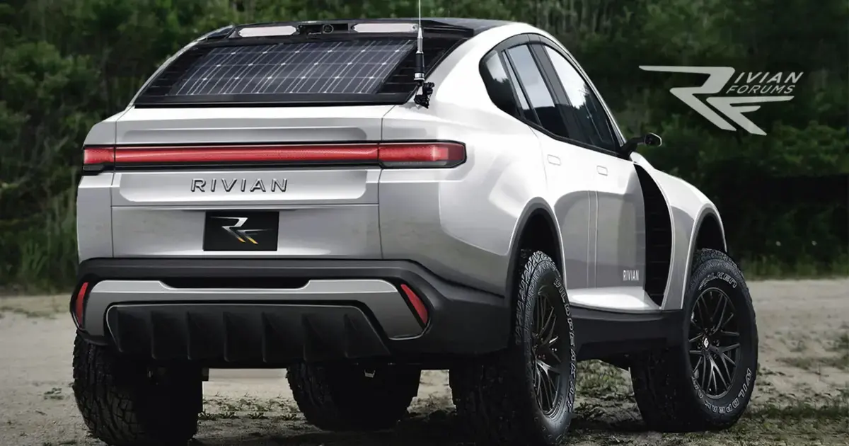 Rivian electric rally car 1